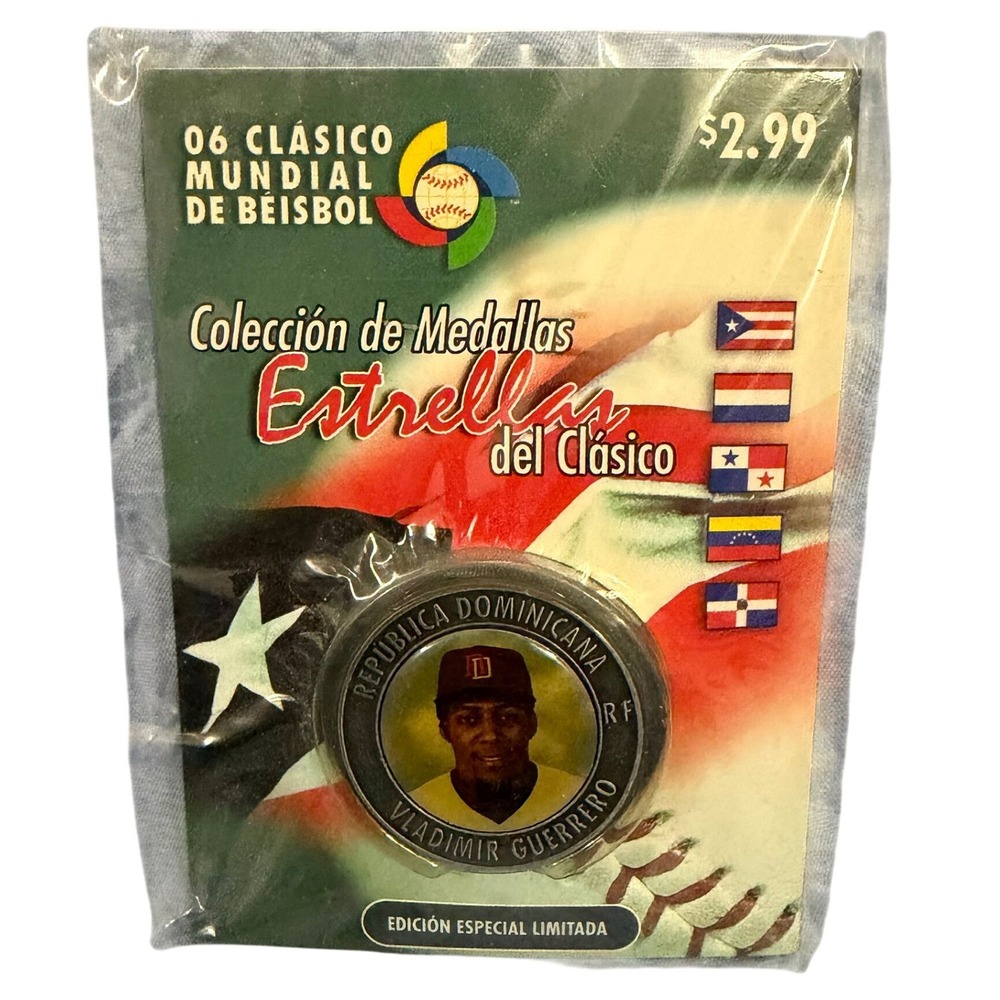Vladimir Guerrero 2006 World Baseball Classic WBC Medal Coin Dominican Republic